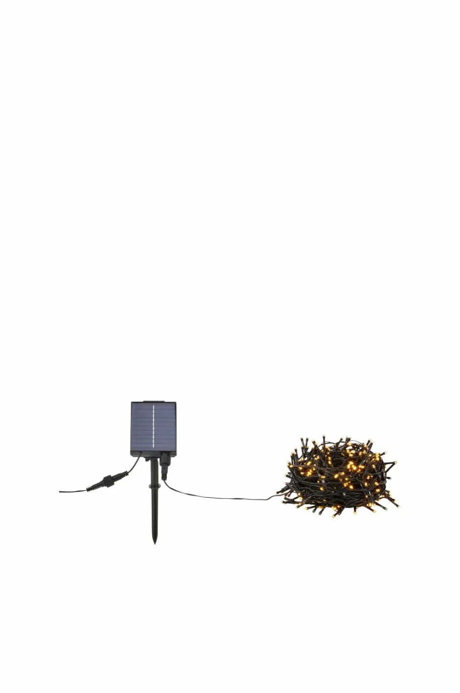 Best Markslöjd Lyskæde Suno 300L Solar/Trafo Sort