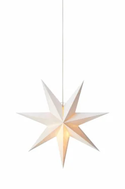 Discount Markslöjd Pendel stjerne Livia 1L 45cm Hvid
