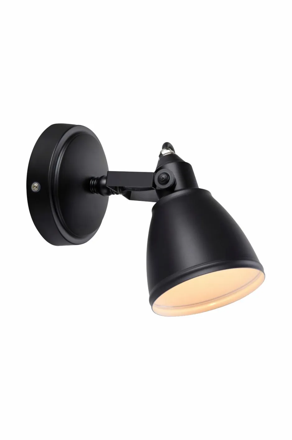 Outlet Markslöjd Væglampe FJÄLLBACKA 1L, IP44 Black mdf/metal