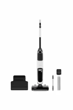 Clearance Midea Skaftstøvsugere 2 i 1 våd/tør, selvrensende No color
