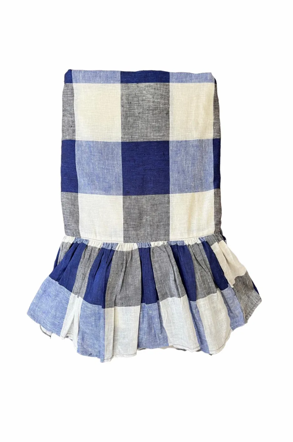 Online Mimou Dug med flæse Check Blue/Black