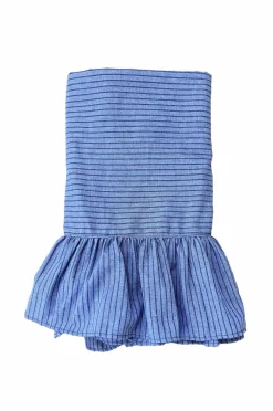 Online Mimou Dug med flæse Stripe Blue