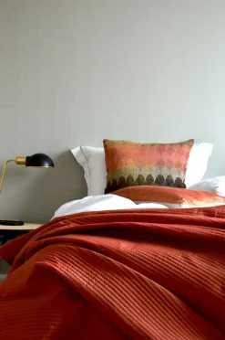 Outlet Mimou Sengetæppe Milano dobbelt Terrakotta