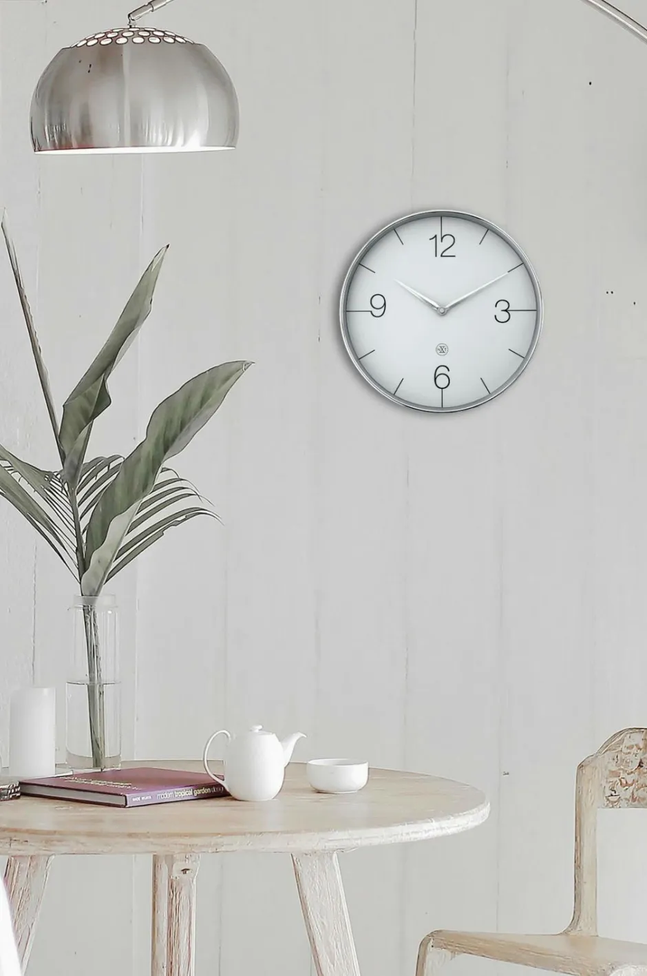 Discount NeXtime Vægur Finesse Nxt 30,5 cm Krom