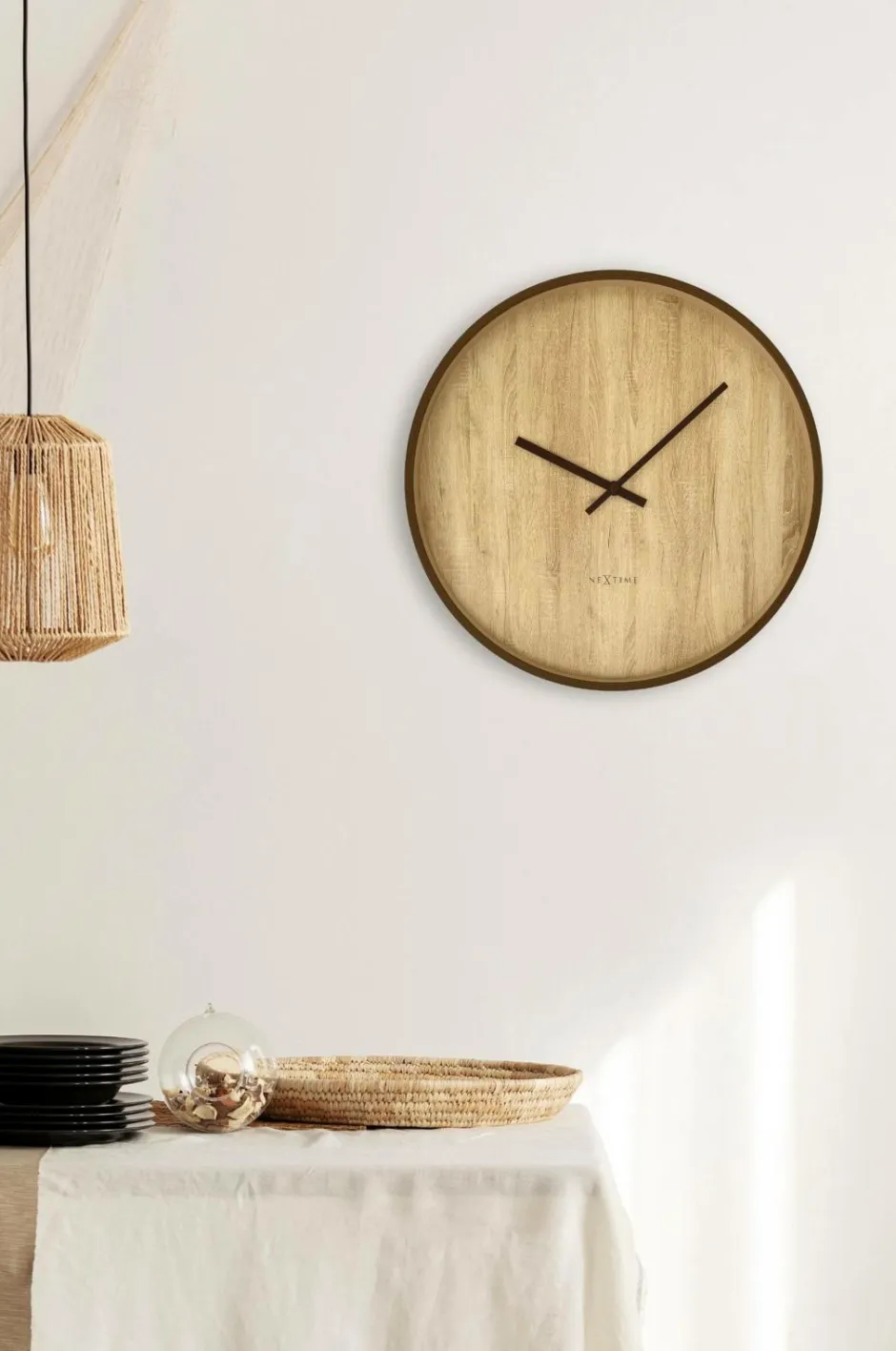 Best NeXtime Vægur Oslo Large 50 cm Brun
