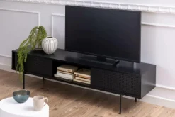 Best NORDFORM Tv-bænk Zelda Sort askfiner