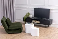 Best NORDFORM Tv-bænk Zelda Sort askfiner