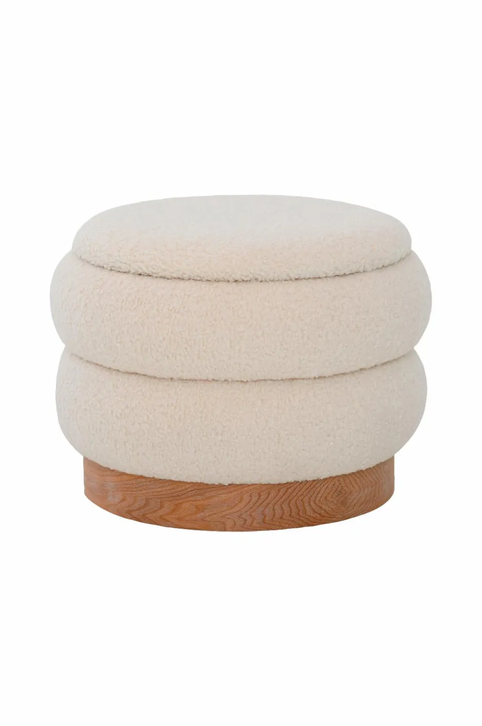 Online Nordic Furniture Group Puf med opbevaring Tilde Beige