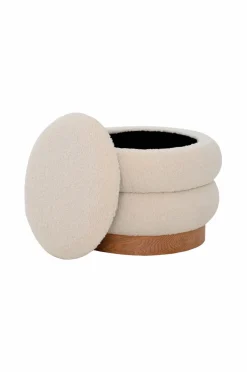Online Nordic Furniture Group Puf med opbevaring Tilde Beige