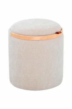 Nordic Furniture Group Puf med opbevaring Lykke Beige
