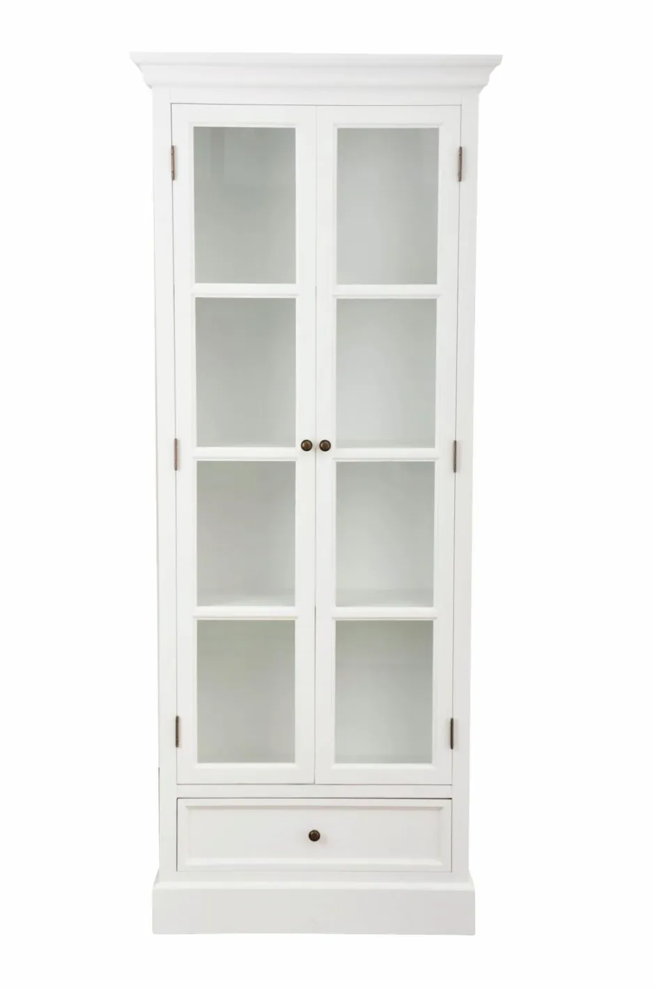 Best Nordic Furniture Group Vitrineskab Bristol, 2 låger Hvid