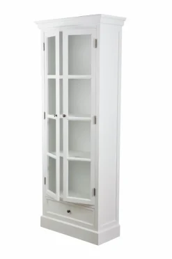 Best Nordic Furniture Group Vitrineskab Bristol, 2 låger Hvid