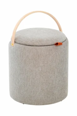 Discount Nordic Furniture Group Puf med opbevaring Lykke Gråbrun