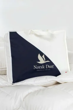 Discount Norsk Dun Pude 100 % andedun Lav Hvid