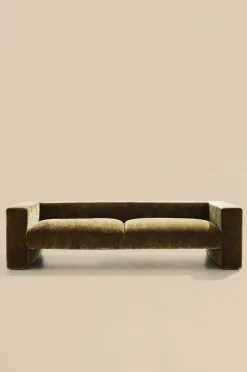 New Pastill Alan sofa 3pers Pistaciegrøn fløjl