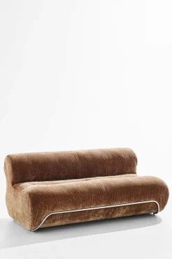 Sale Pastill Archie 2-personers sofa Mokkabrun fløjl