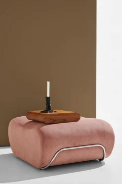 Pastill Archie puf Pink fløjlsbukser