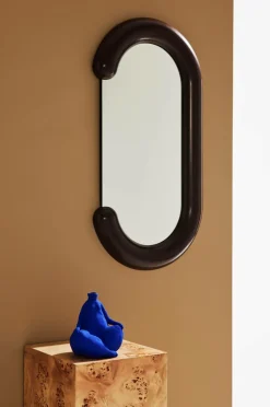 Discount Pastill Fred spejl 95x50 cm Chokoladebrun