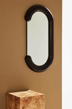 Discount Pastill Fred spejl 95x50 cm Chokoladebrun