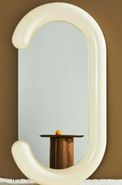 Discount Pastill Fred spejl 95x50 cm Cremefarvet