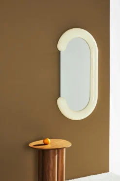 Discount Pastill Fred spejl 95x50 cm Cremefarvet