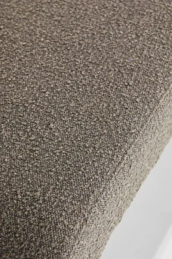 Outlet Pastill Odette bænk i bouclé 120x41 cm Mocca