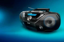 Clearance Philips CD Soundmachine med Bluetooth, kassettebånd, USB og radio No color