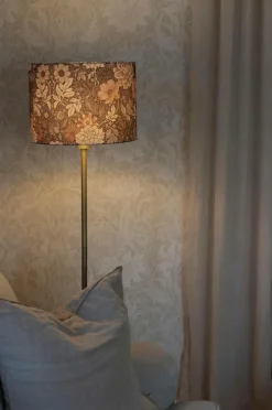 Clearance PR Home Gulvlampe Amy messing Dahlia Brun
