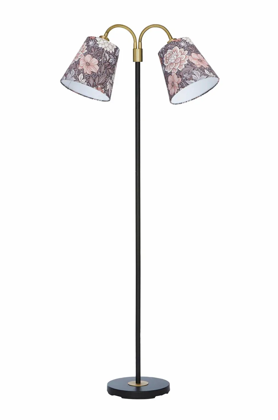 Clearance PR Home Gulvlampe Amy Flex 2 sort Dahlia Brun