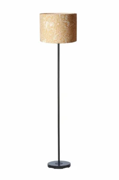 Outlet PR Home Gulvlampe Amy sort Eldertree Gul