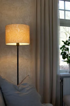 Outlet PR Home Gulvlampe Amy sort Eldertree Gul
