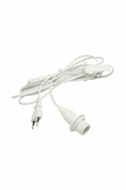 Best PR Home Ledning med fatning, E14, 4 m Hvid