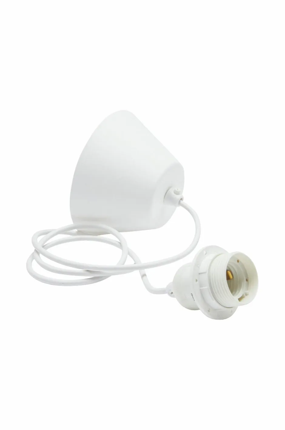 Hot PR Home Loftophæng Base ledning 2,1 m Hvid