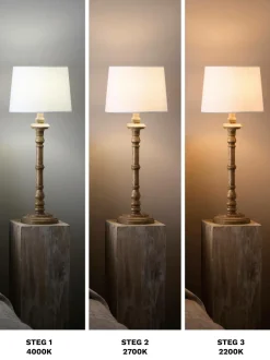 PR Home Lyskilde Twilight LED, 3-trin, 4,5W, Normal 6 cm Opal