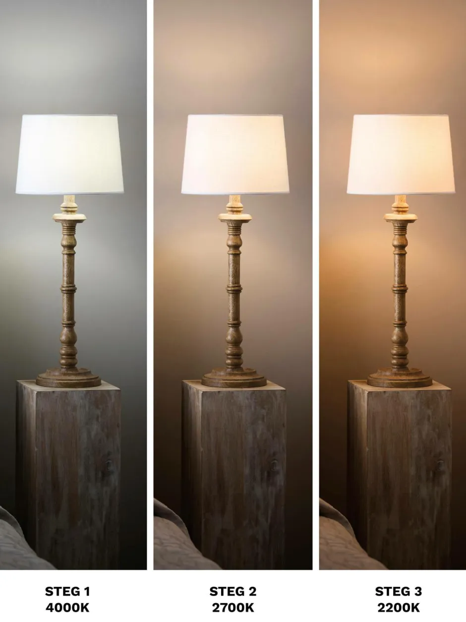 PR Home Lyskilde Twilight LED, 3-trin, 4,5W, Normal 6 cm Opal