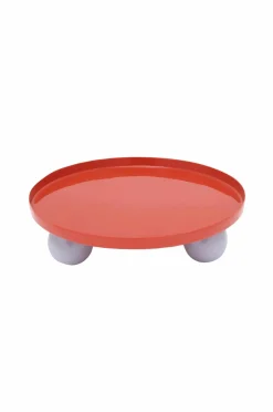 Best Present Time Bakke Dobbelt Funky Round Large Knaldrød m. blød lilla