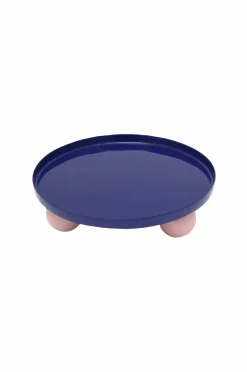 Sale Present Time Bakke Dobbelt Funky Round Large Cobalt Blue & Soft Pink
