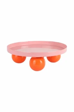 Best Present Time Bakke Double Funky Round Blød pink og lysende orange