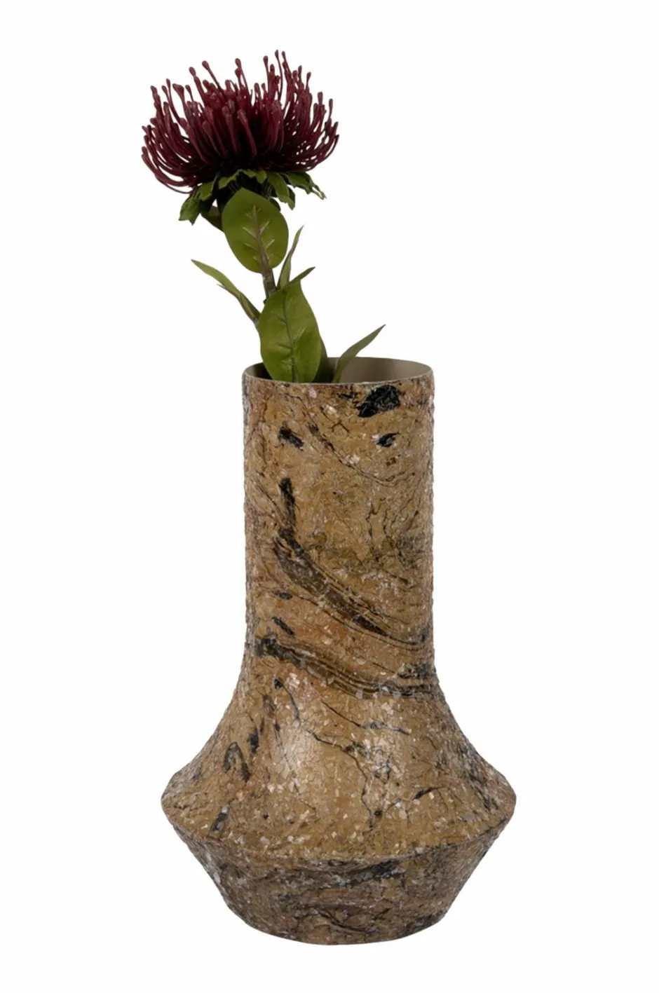 Present Time Vase Mosaic Brun
