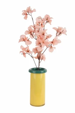 Outlet Present Time Vase Plegado S Retrogrøn og blød gul