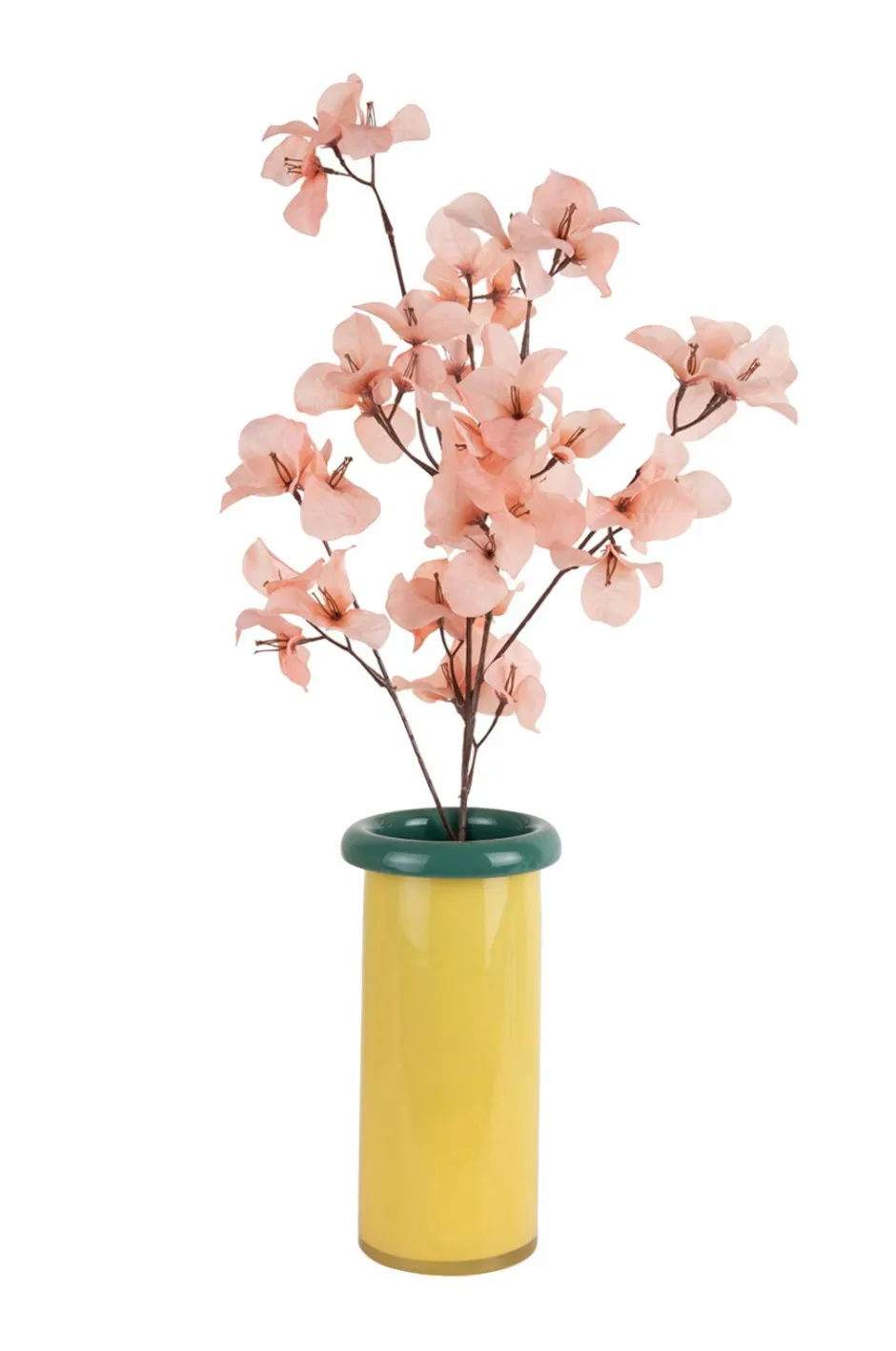Outlet Present Time Vase Plegado S Retrogrøn og blød gul