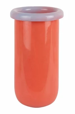 Best Present Time Vase Plegado M Lysende orange og lilla