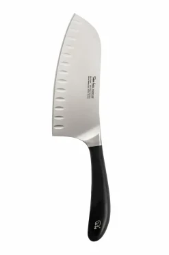 Outlet Robert Welch Dyb Santoku-kniv Signature 17cm/ 7 Sort/stål