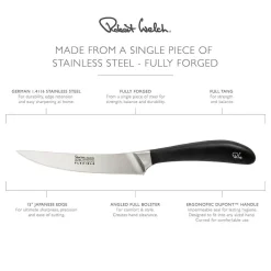 Sale Robert Welch Fleksibel universalkniv Signature 16cm/ 6,5 Sort/stål