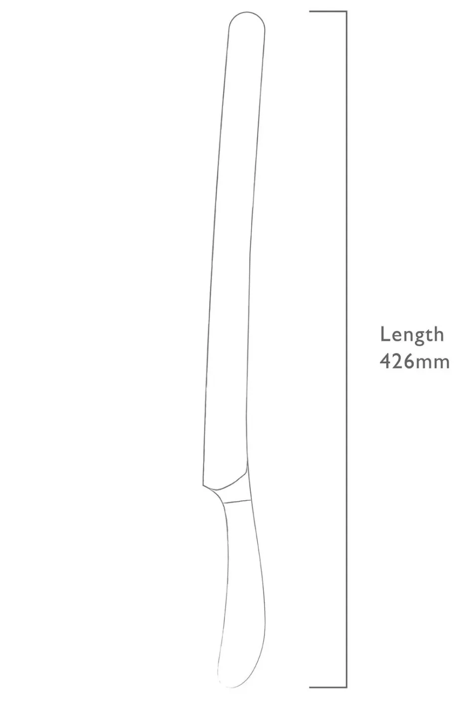 Robert Welch Fleksibel skærekniv Signature 30cm/ 12 Sort/stål