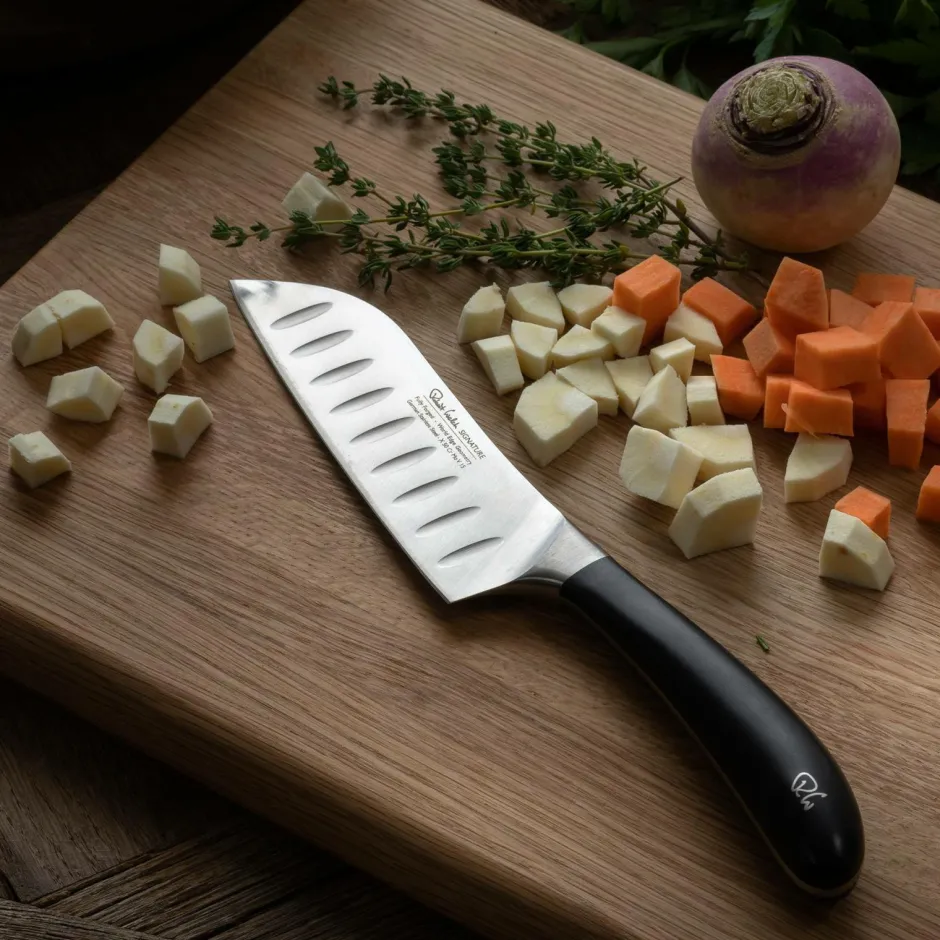Discount Robert Welch Santokukniv Signature 14cm/ 5,5 Sort/stål