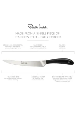 New Robert Welch Udskæringskniv Signature 20cm/8 Sort/stål