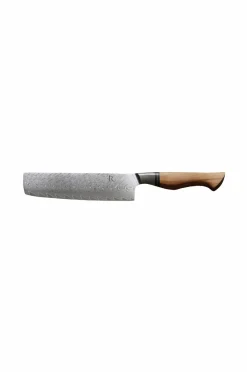New Ryda Knives Nakiri-kniv 18cm brun/stål