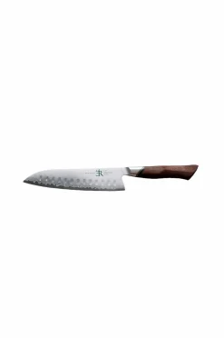 New Ryda Knives Santokukniv 18cm brun/stål
