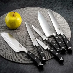 Sale Sabatier Trompette Santoku-kniv Vulcano Black